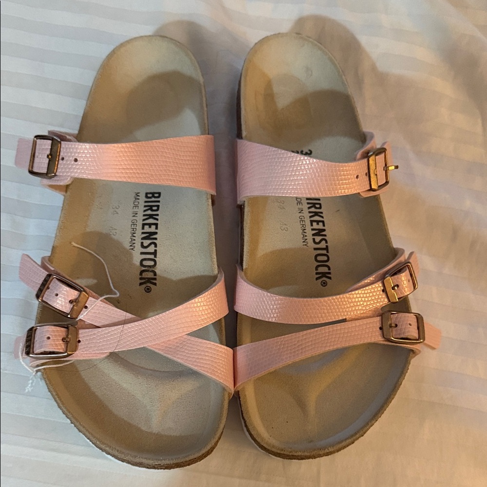 Birkenstock Pink Sandals Size 39